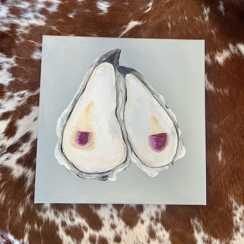Oyster Painting on Canvas - Picture 2 of 6